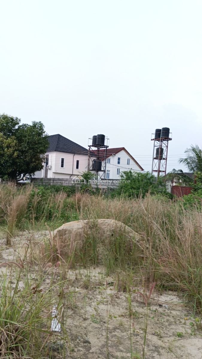 Smart Plot of Land By 600+sqm with Fence in Tarred Estate., in Very Good Estate Ogombo, Abraham Adesanya Axis Ajah Lagos, Ajah, Lagos, Residential Land for Sale