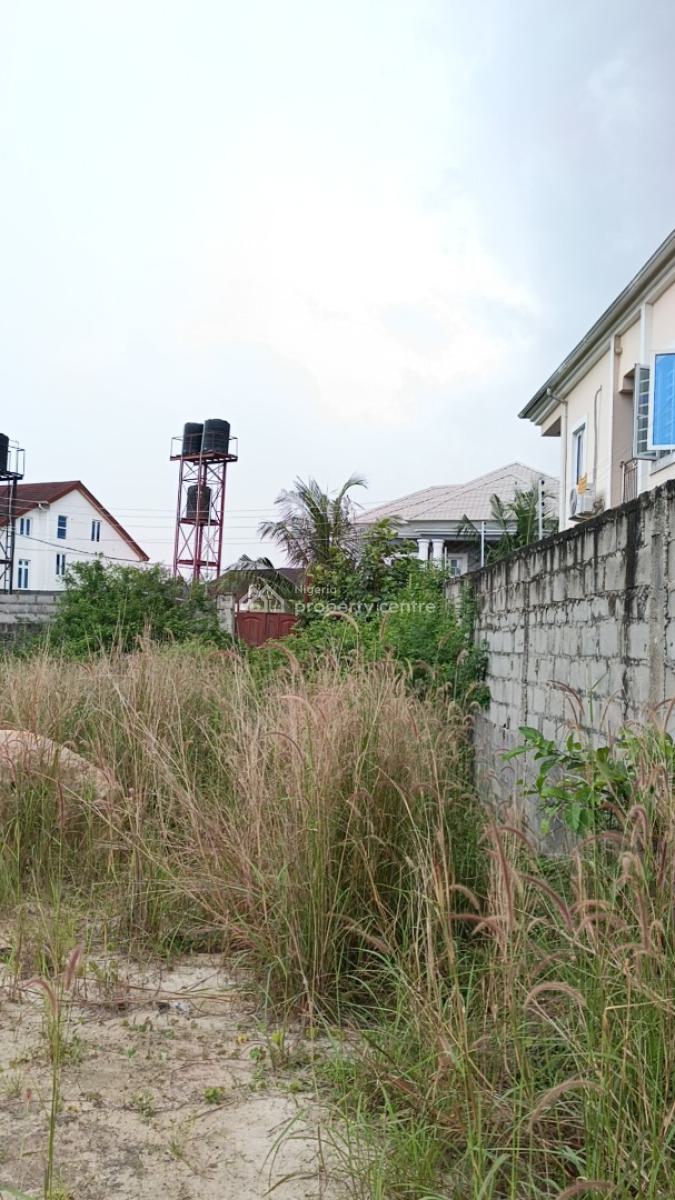 Smart Plot of Land By 600+sqm with Fence in Tarred Estate., in Very Good Estate Ogombo, Abraham Adesanya Axis Ajah Lagos, Ajah, Lagos, Residential Land for Sale