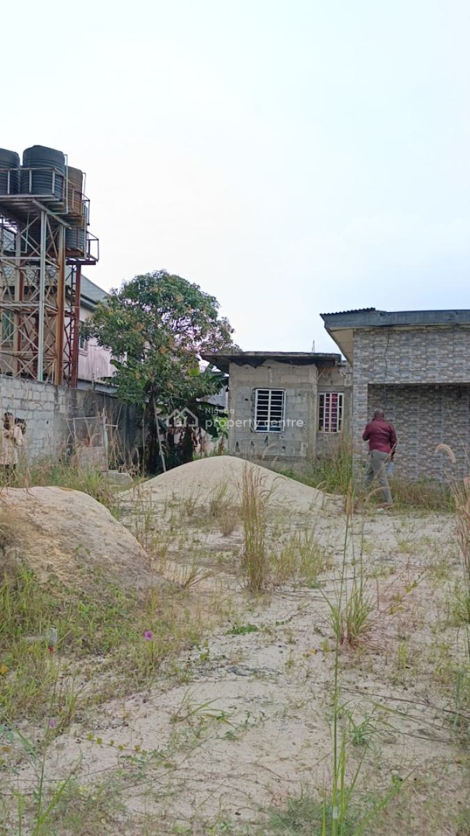 Smart Plot of Land By 600+sqm with Fence in Tarred Estate., in Very Good Estate Ogombo, Abraham Adesanya Axis Ajah Lagos, Ajah, Lagos, Residential Land for Sale