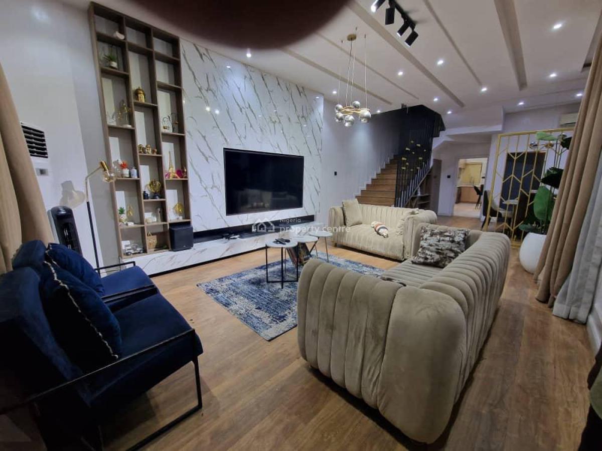 Furnished 4 Bedroom Duplex, Osapa, Lekki, Lagos, Detached Duplex for Rent