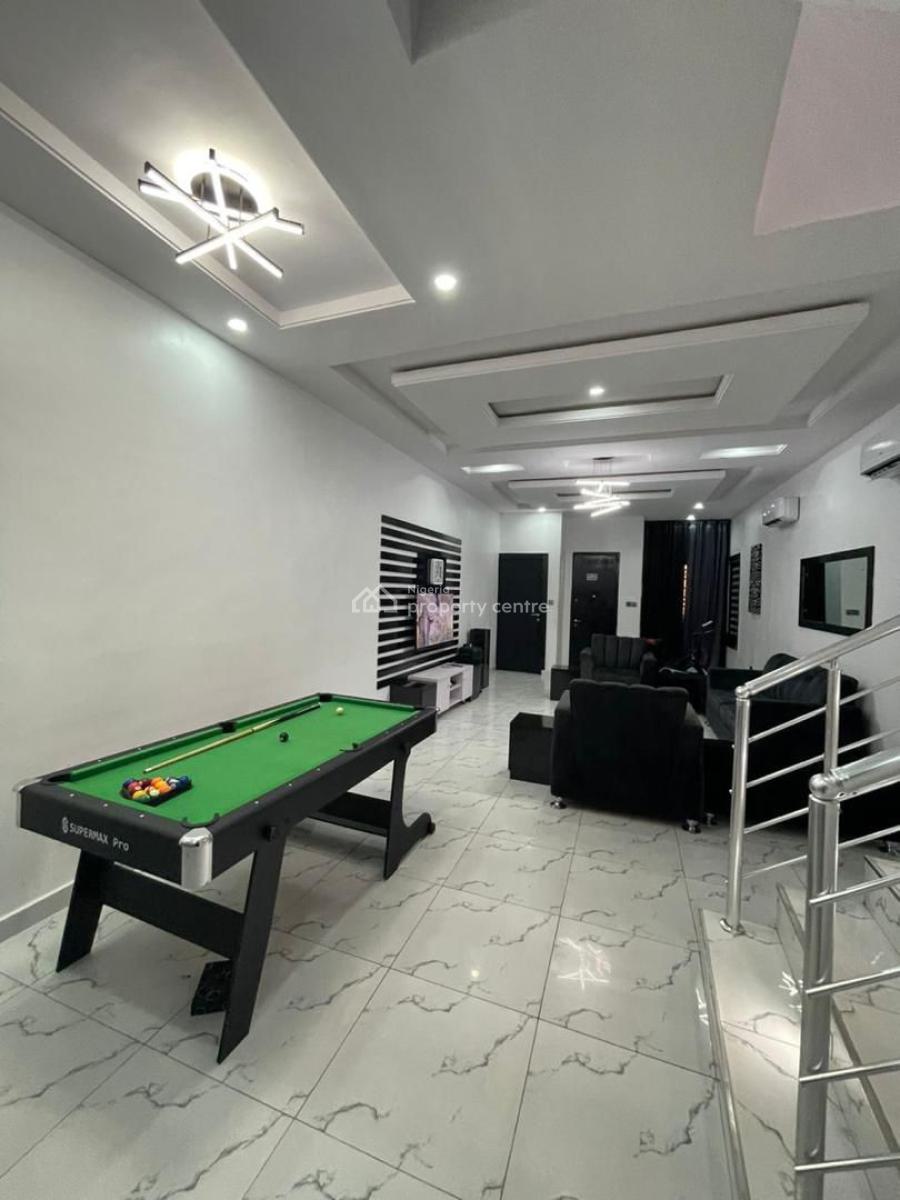 Luxury 4 Bedroom Duplex with Netflix and Snooker Board, Ikeja, Lagos, House Short Let