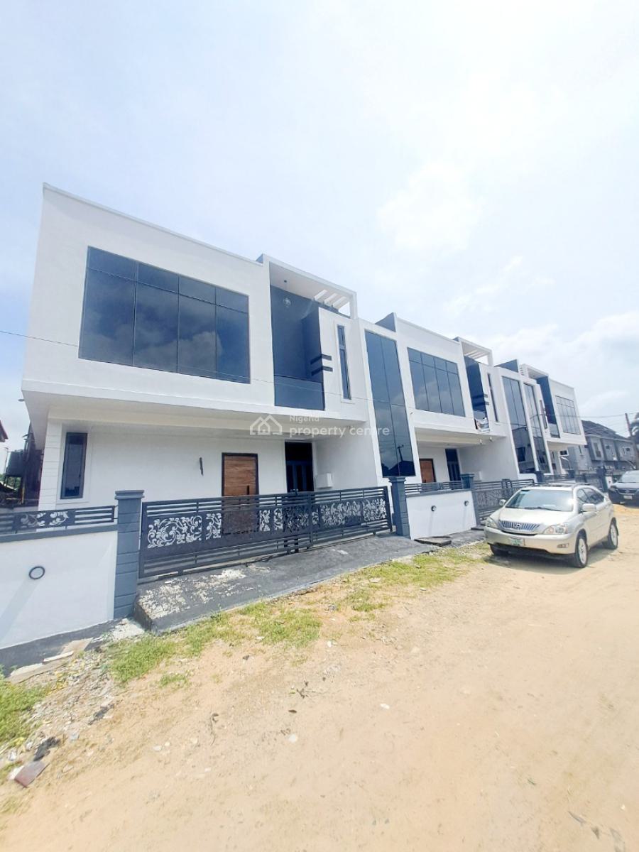 Newly Built 3 Units of 3 Bedroom Terrace with Bq in a Gated Estate, Sangotedo, Ajah, Lagos, Terraced Duplex for Sale