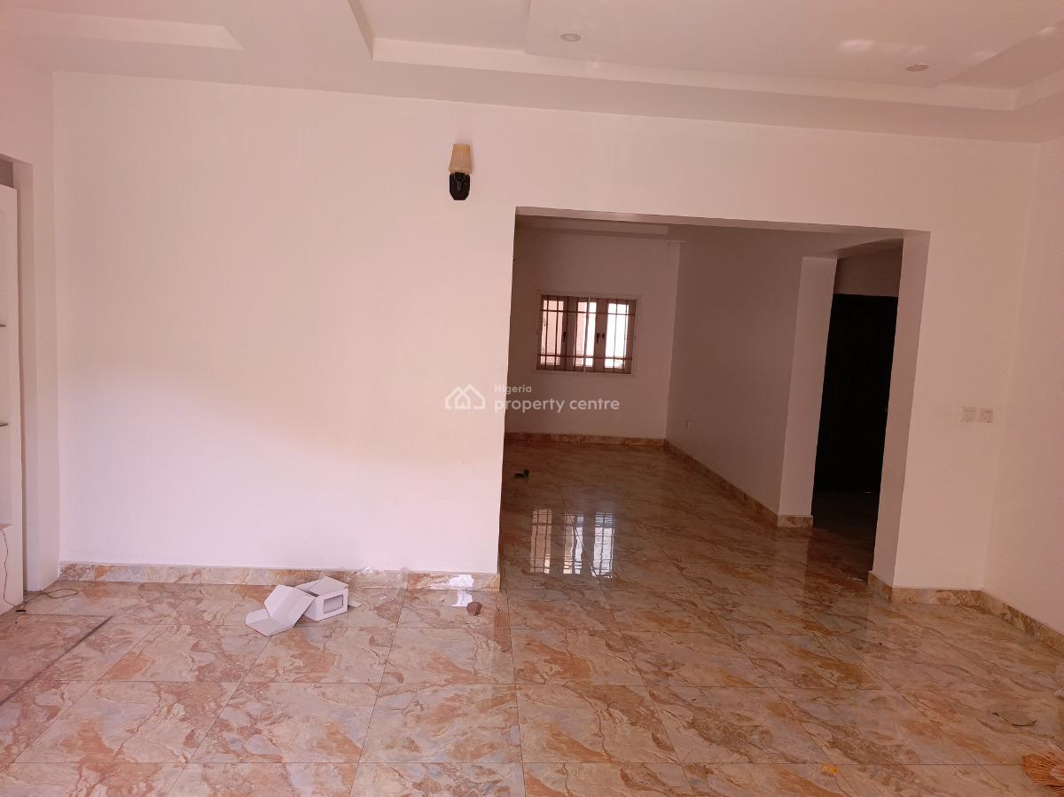 Clean Serviced 3 Bedroom Flat with Bq on The First Floor in a Serene E, Life Camp By Catholic Church Traffic-free Road, Life Camp, Abuja, Flat / Apartment for Rent