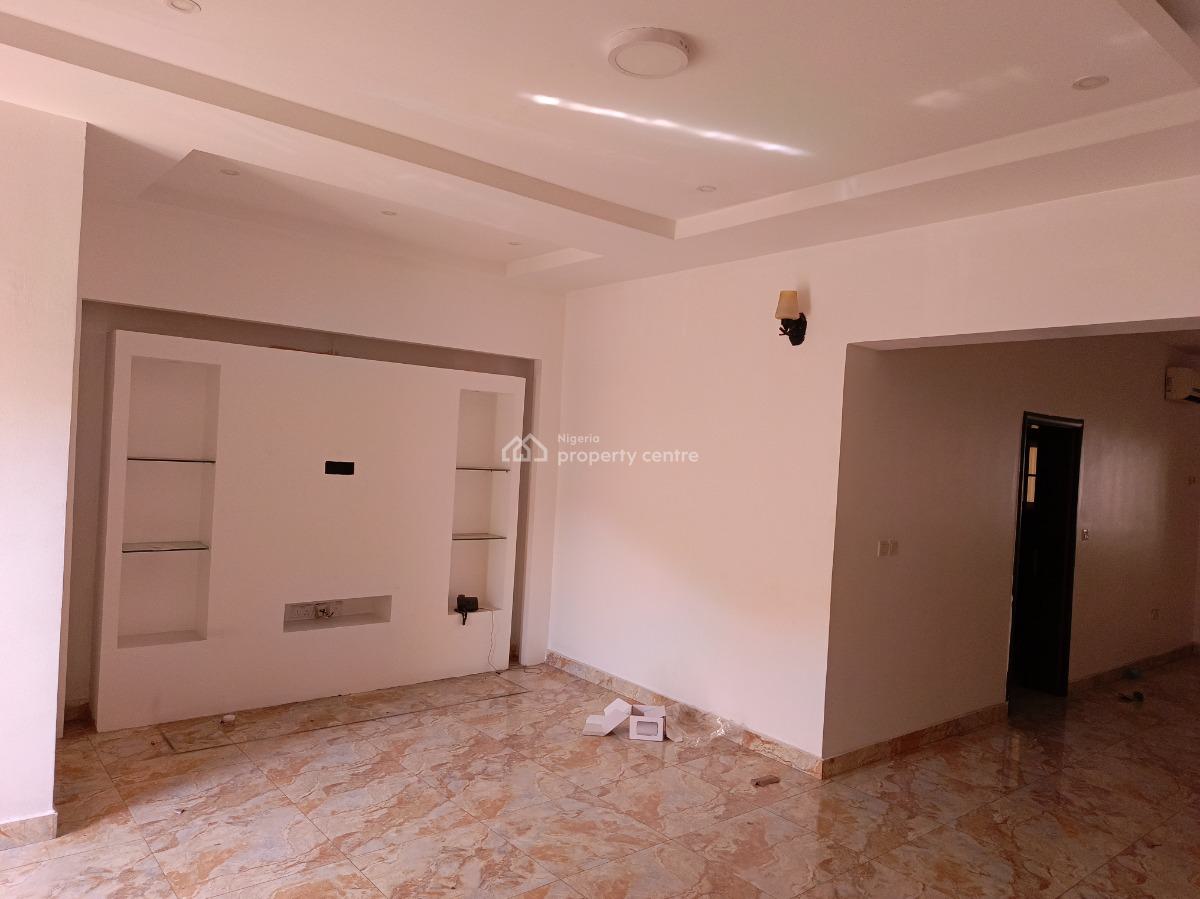 Clean Serviced 3 Bedroom Flat with Bq on The First Floor in a Serene E, Life Camp By Catholic Church Traffic-free Road, Life Camp, Abuja, Flat / Apartment for Rent