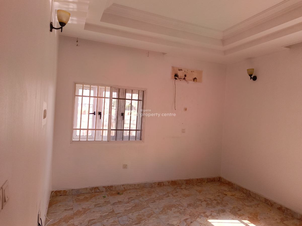 Clean Serviced 3 Bedroom Flat with Bq on The First Floor in a Serene E, Life Camp By Catholic Church Traffic-free Road, Life Camp, Abuja, Flat / Apartment for Rent