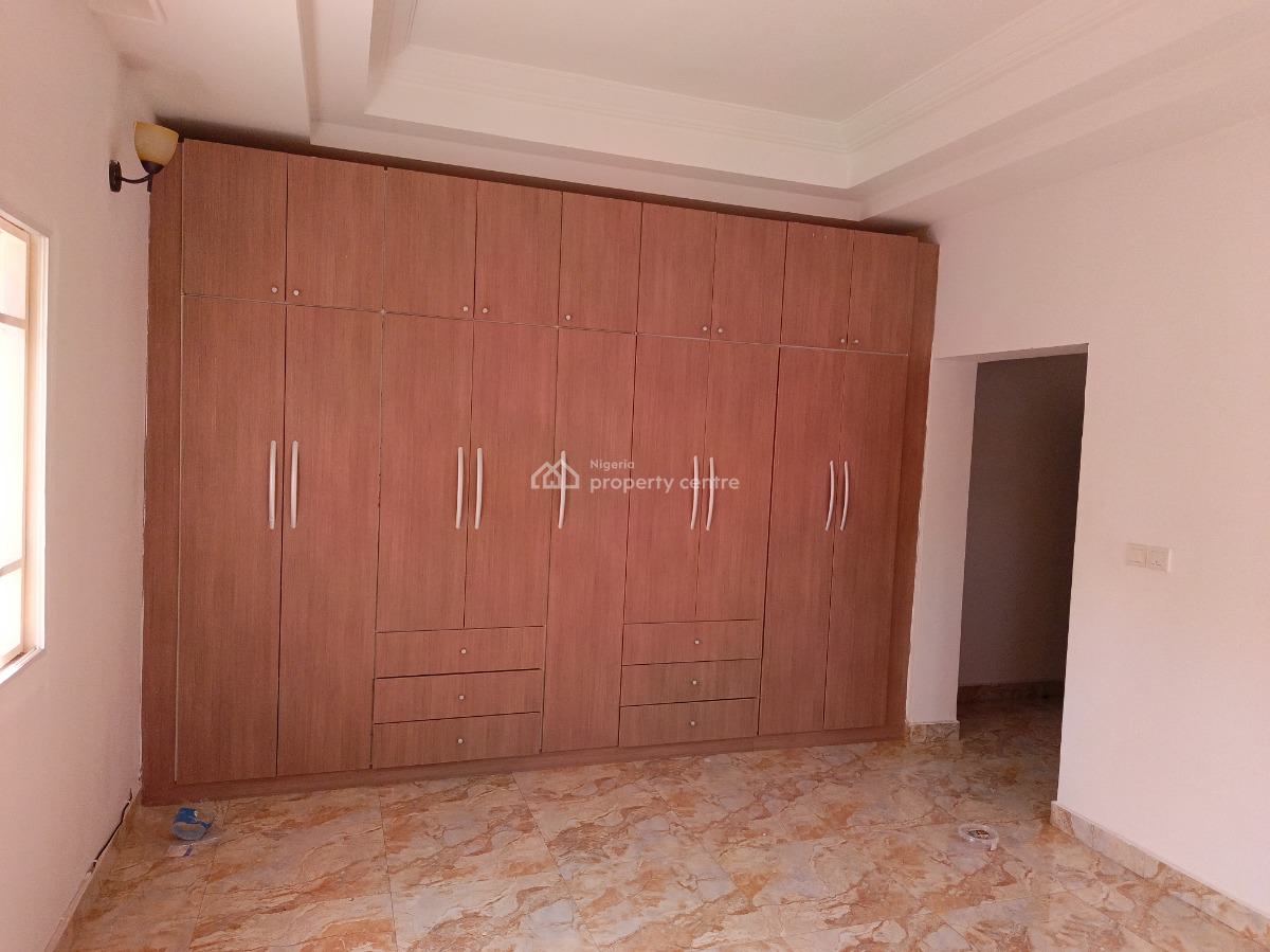 Clean Serviced 3 Bedroom Flat with Bq on The First Floor in a Serene E, Life Camp By Catholic Church Traffic-free Road, Life Camp, Abuja, Flat / Apartment for Rent