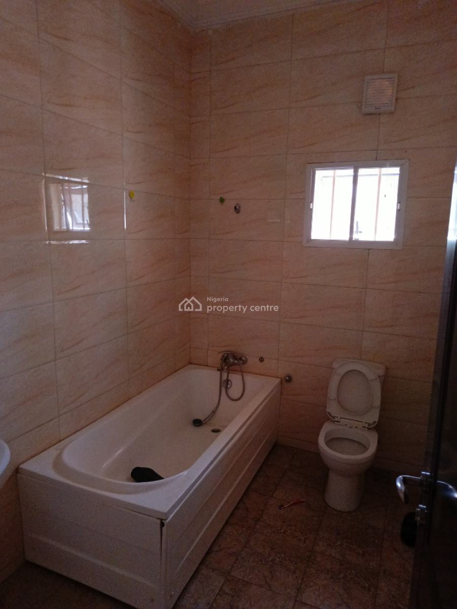 Clean Serviced 3 Bedroom Flat with Bq on The First Floor in a Serene E, Life Camp By Catholic Church Traffic-free Road, Life Camp, Abuja, Flat / Apartment for Rent