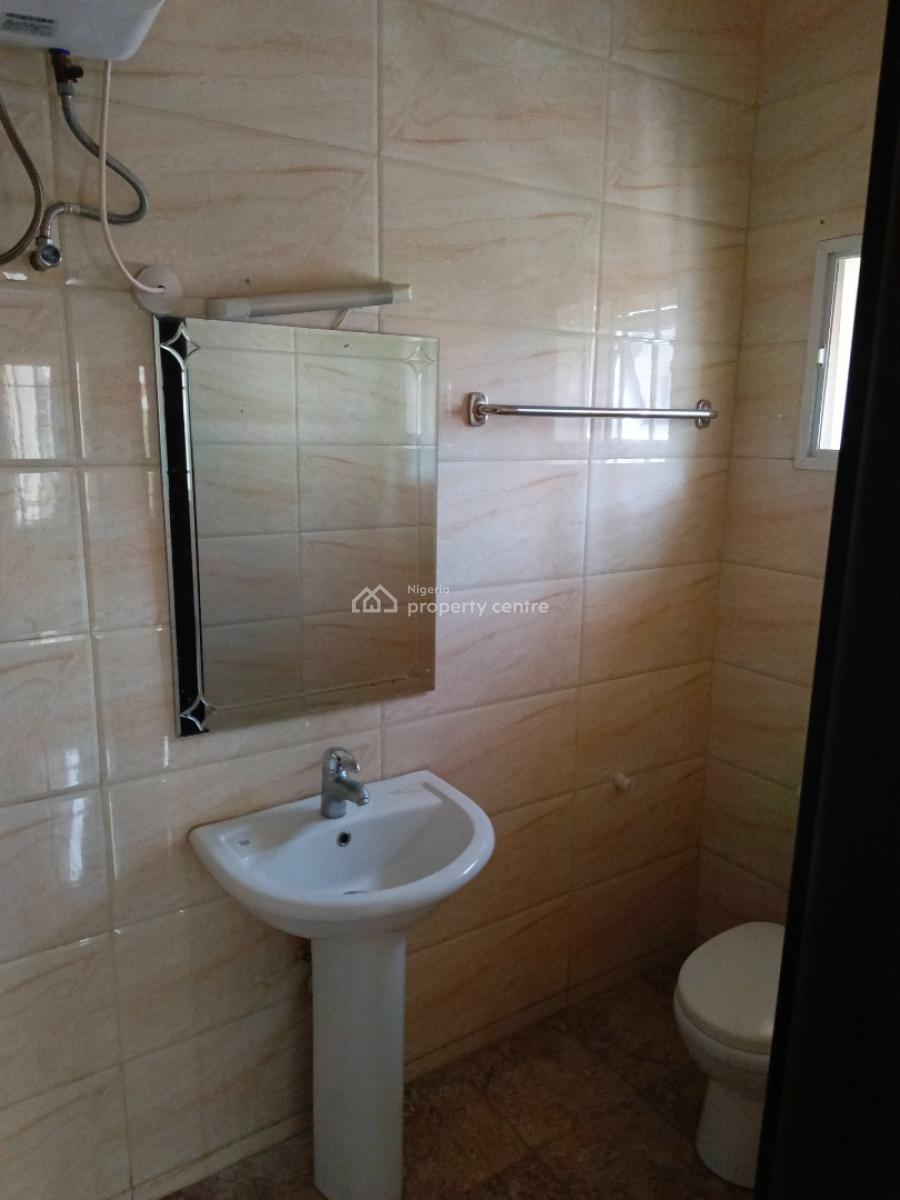 Clean Serviced 3 Bedroom Flat with Bq on The First Floor in a Serene E, Life Camp By Catholic Church Traffic-free Road, Life Camp, Abuja, Flat / Apartment for Rent
