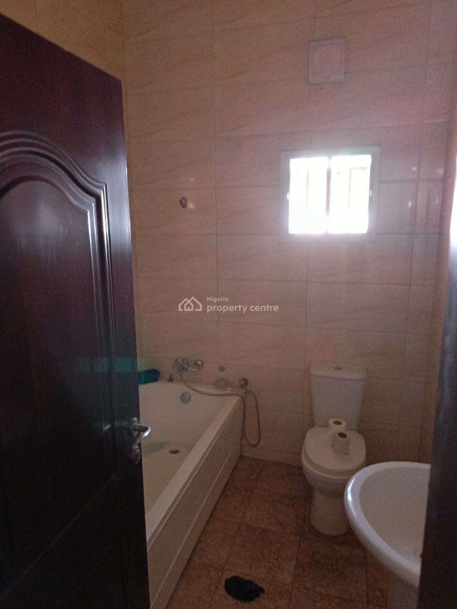 Clean Serviced 3 Bedroom Flat with Bq on The First Floor in a Serene E, Life Camp By Catholic Church Traffic-free Road, Life Camp, Abuja, Flat / Apartment for Rent