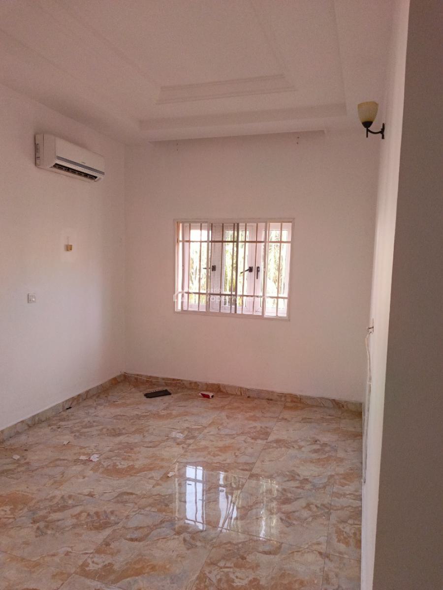Clean Serviced 3 Bedroom Flat with Bq on The First Floor in a Serene E, Life Camp By Catholic Church Traffic-free Road, Life Camp, Abuja, Flat / Apartment for Rent
