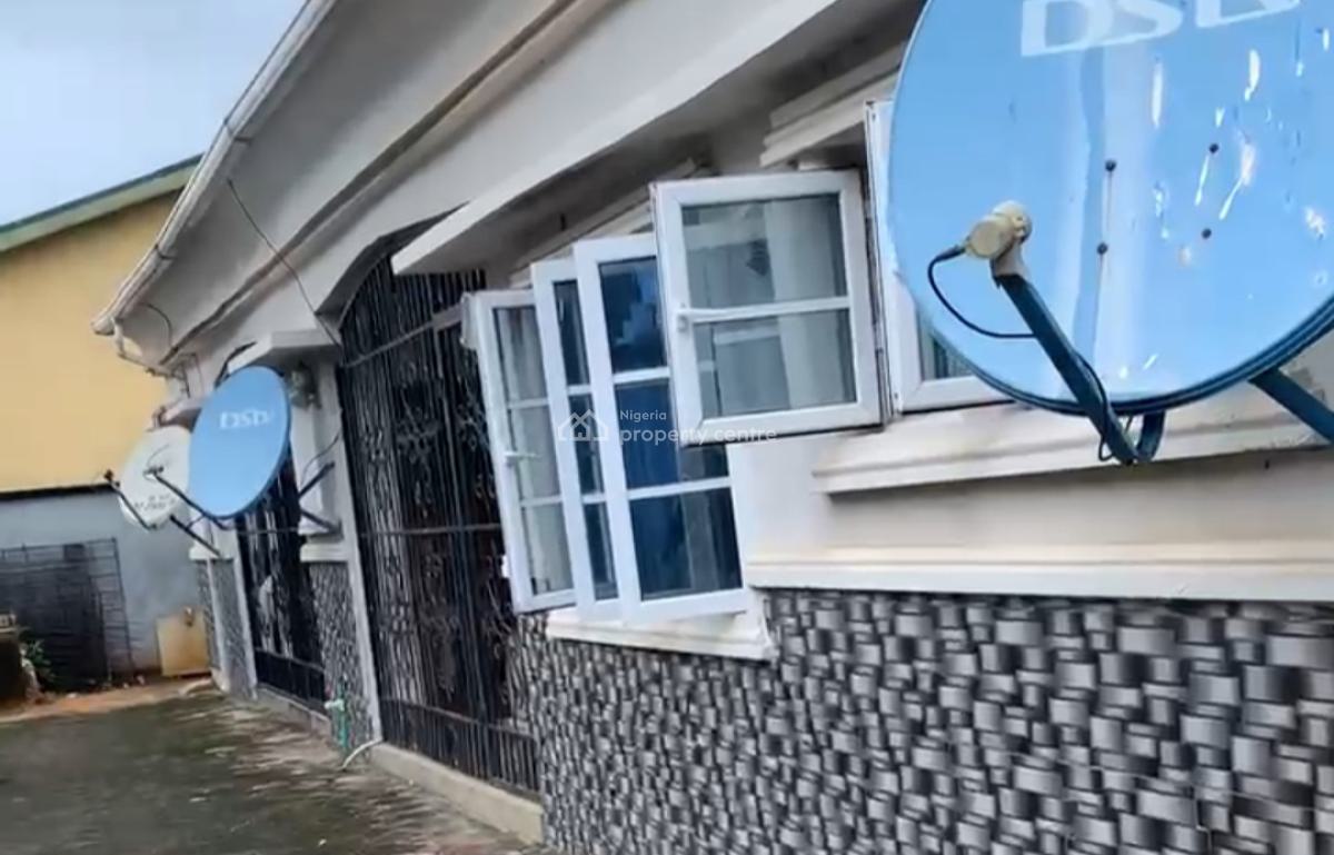 a Plot of Land with Bungalow of 3bedroom Flat, 2bed Flat & Mini Flat, By Access Bank, Last Bus Stop, Ago Palace Way, Okota, Isolo, Lagos, Detached Bungalow for Sale