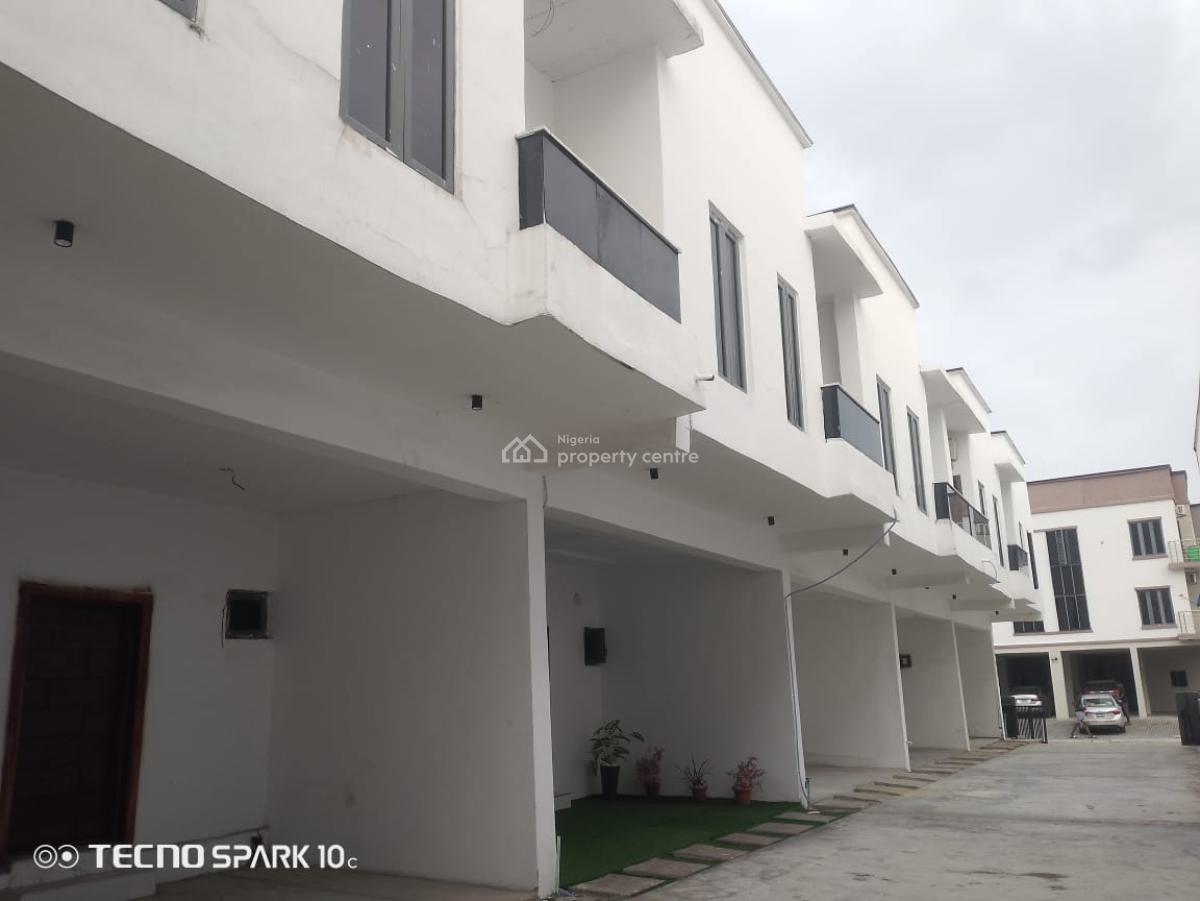 New and Tastefully Built Serviced 4bedroom Terrace Duplex with Bq, Off Conservative Road, Lekki Phase 2, Lekki, Lagos, Terraced Duplex for Rent