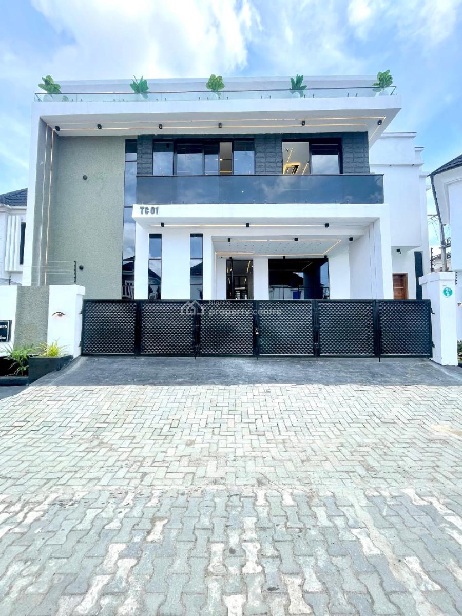 Contemporary 5 Bedroom Duplex with Bq, Ajah, Lagos, Detached Duplex for Sale