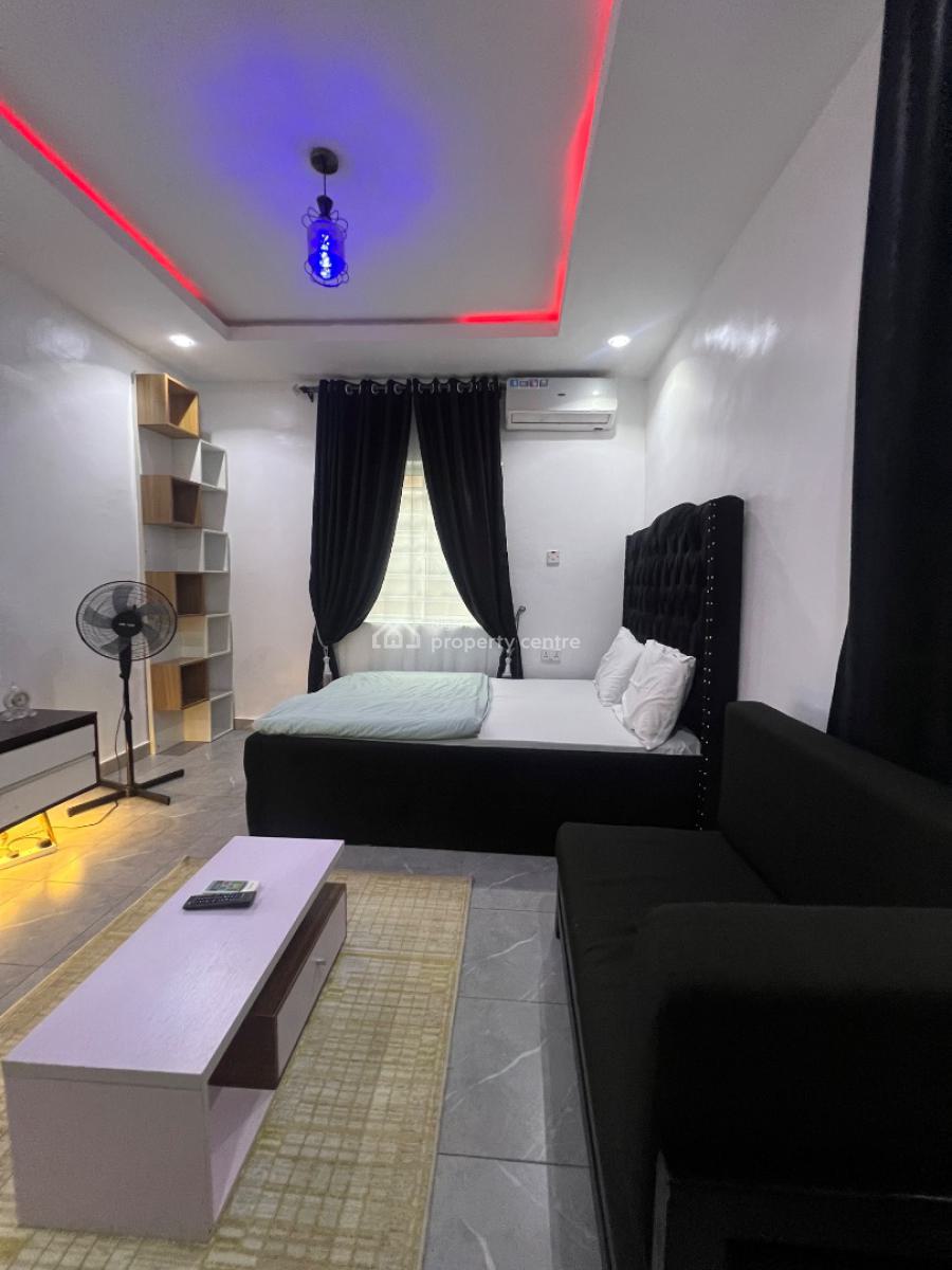 Furnished Studio Apartment in a Mini Estate, 8 Lawal Street, Jibowu, Yaba, Lagos, Self Contain (single Rooms) for Rent