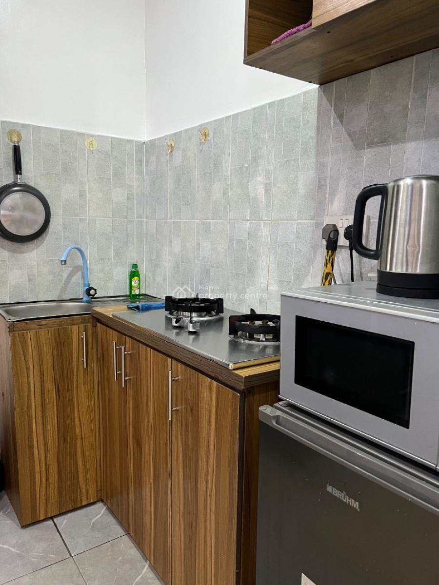 Furnished Studio Apartment in a Mini Estate, 8 Lawal Street, Jibowu, Yaba, Lagos, Self Contain (single Rooms) for Rent