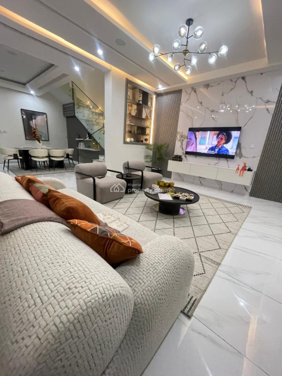 Beautiful 4 Bedroom Duplex with Top-notch Amenities, Off Isaac John Gra, Ikeja, Lagos, Terraced Duplex Short Let