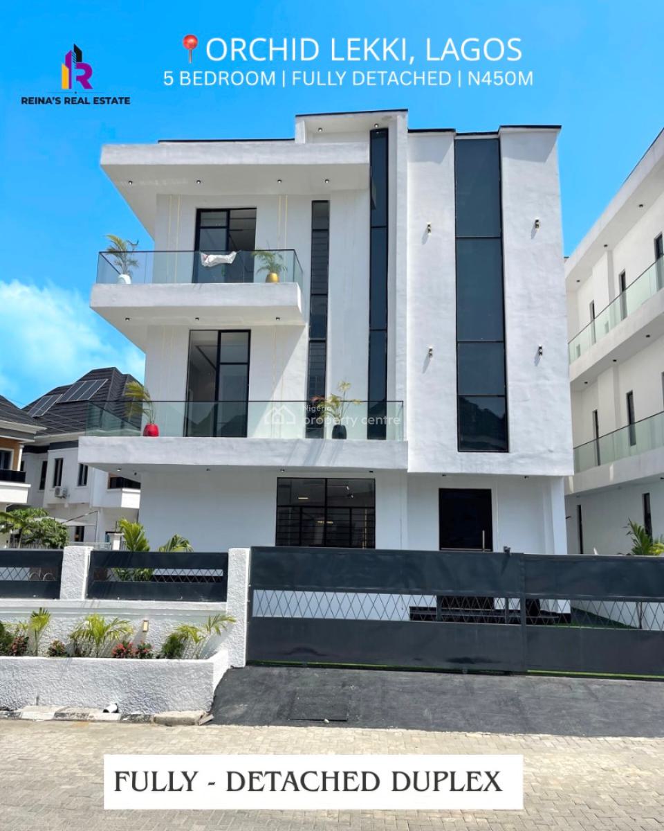 7 Units of 5 Bedrooms Fully Detached Duplex, Orchid, Lekki, Lagos, Detached Duplex for Sale