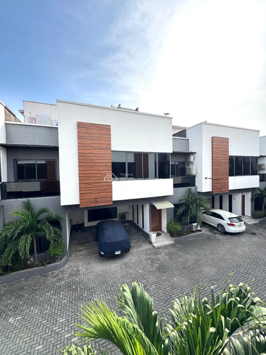 𝐌𝐀𝐈𝐍𝐓𝐀𝐈𝐍𝐄𝐃 4 𝐁𝐄𝐃𝐑𝐎𝐎𝐌 𝐓𝐄𝐑𝐑𝐀𝐂𝐄 𝐃𝐔𝐏𝐋𝐄𝐗, Osapa, Lekki, Osapa, Lekki, Lagos, Terraced Duplex for Rent