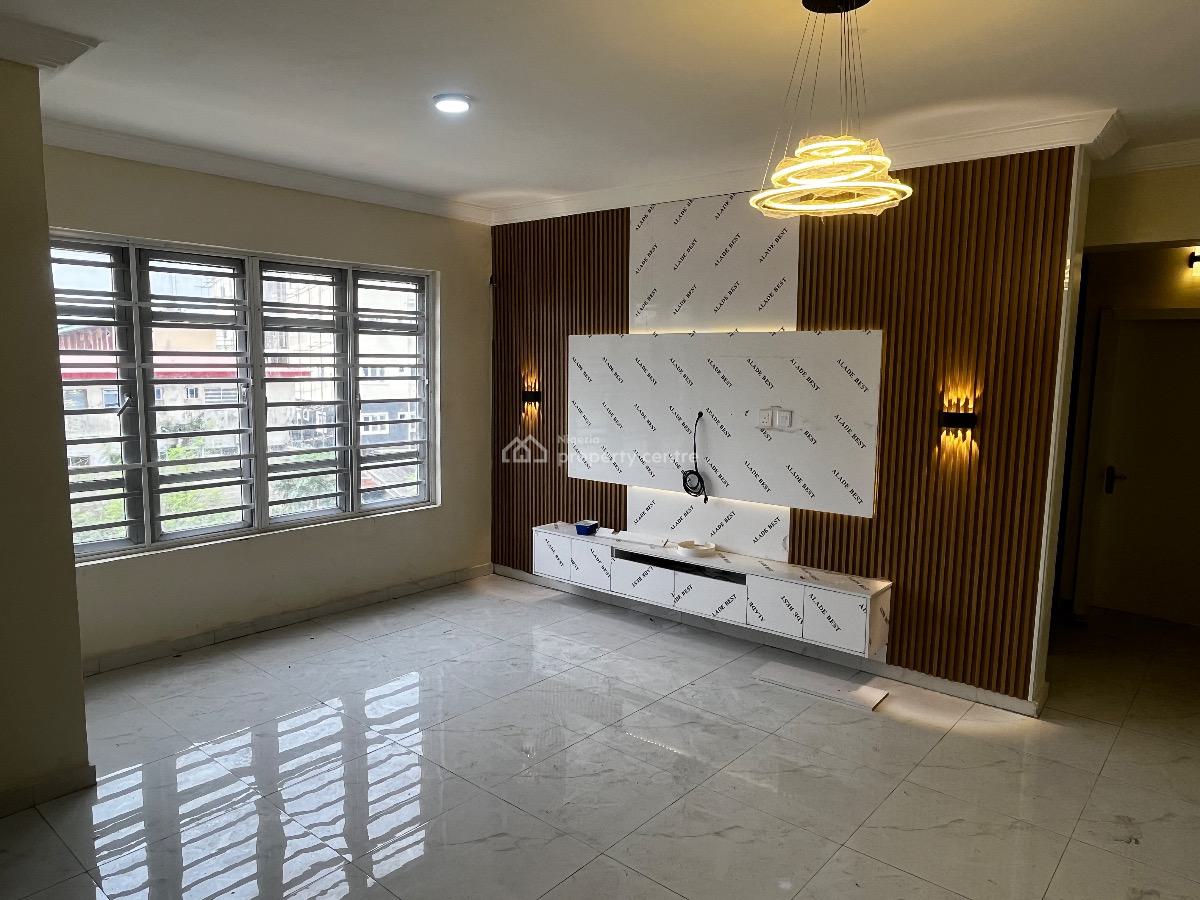 Newly Built Semi-furnished 3 Bedroom Flat, Musiliu Smith Street, Panti, Adekunle, Yaba, Lagos, Flat / Apartment for Rent