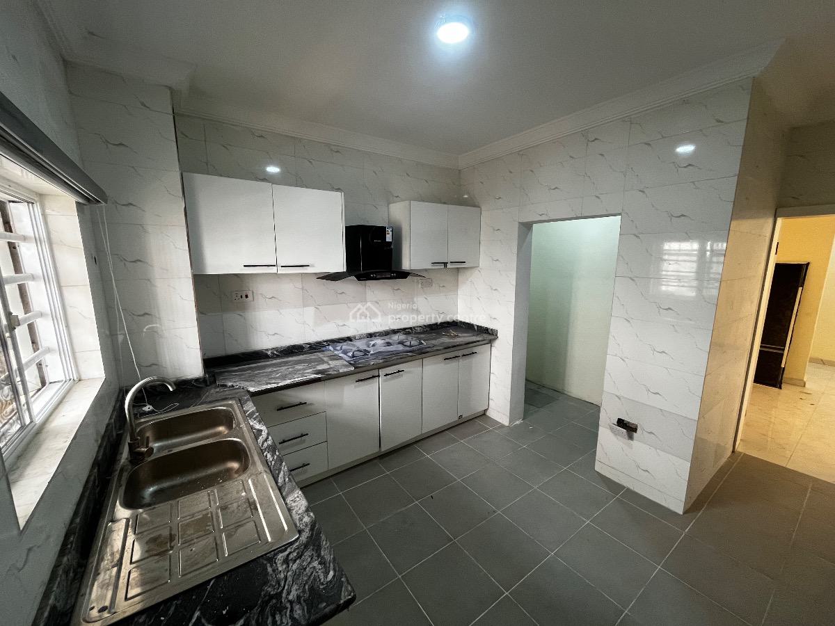 Newly Built Semi-furnished 3 Bedroom Flat, Musiliu Smith Street, Panti, Adekunle, Yaba, Lagos, Flat / Apartment for Rent