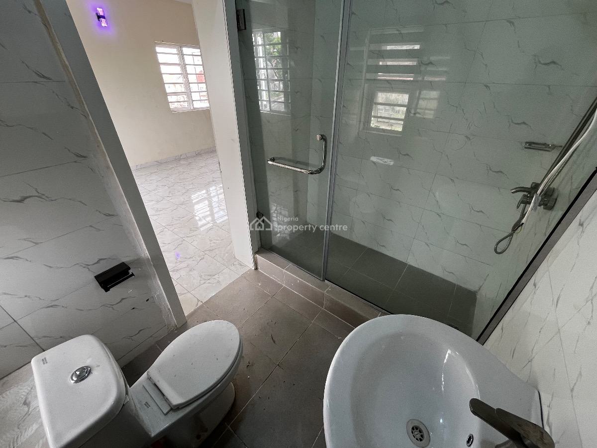 Newly Built Semi-furnished 3 Bedroom Flat, Musiliu Smith Street, Panti, Adekunle, Yaba, Lagos, Flat / Apartment for Rent