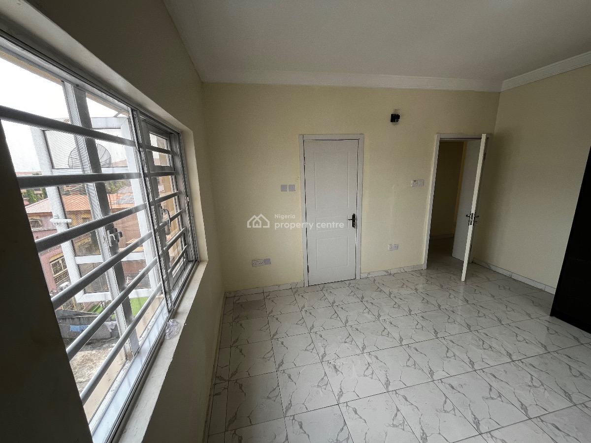 Newly Built Semi-furnished 3 Bedroom Flat, Musiliu Smith Street, Panti, Adekunle, Yaba, Lagos, Flat / Apartment for Rent