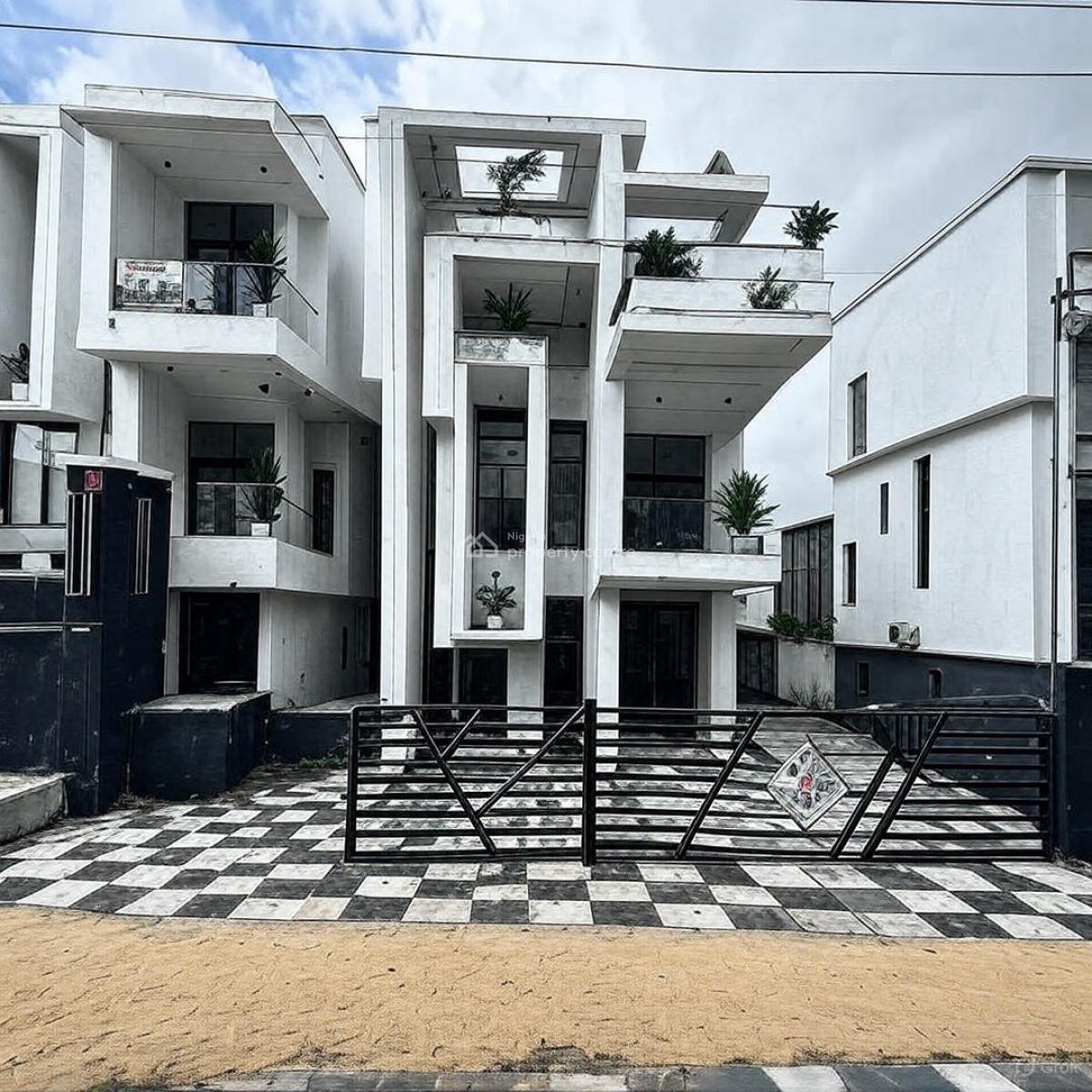 Well Built 5 Bedroom Detached Duplex with Pool + Bq, Chevron, Lekki, Lagos, Detached Duplex for Sale