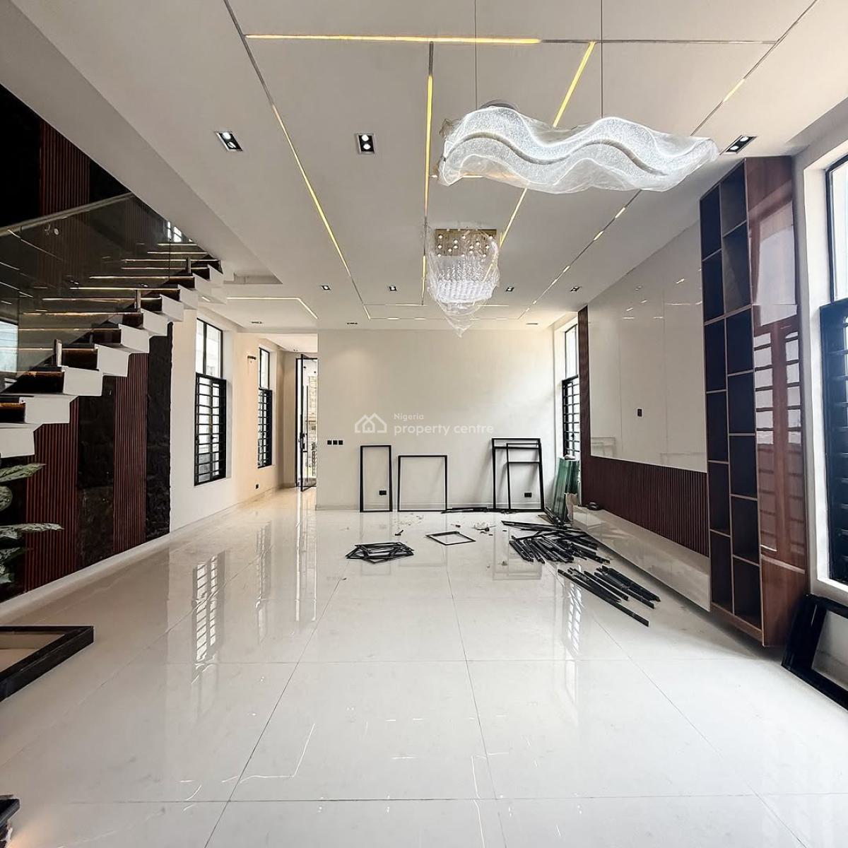 Well Built 5 Bedroom Detached Duplex with Pool + Bq, Chevron, Lekki, Lagos, Detached Duplex for Sale