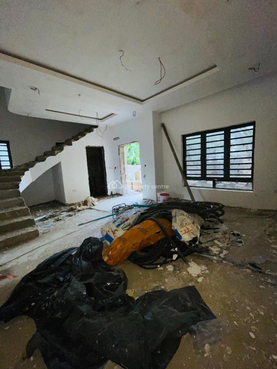 Contemporary  4 Bedroom Detached Duplex + Bq in Serene Environment, Surulere, Lagos, Detached Duplex for Sale