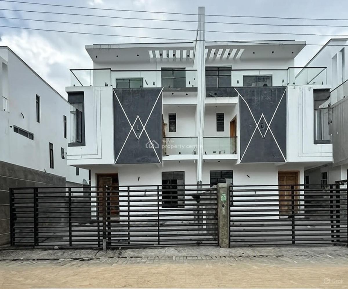 Newly Built 5 Bedroom Semi Detached Duplex, Chevron, Lekki, Lagos, Semi-detached Duplex for Sale