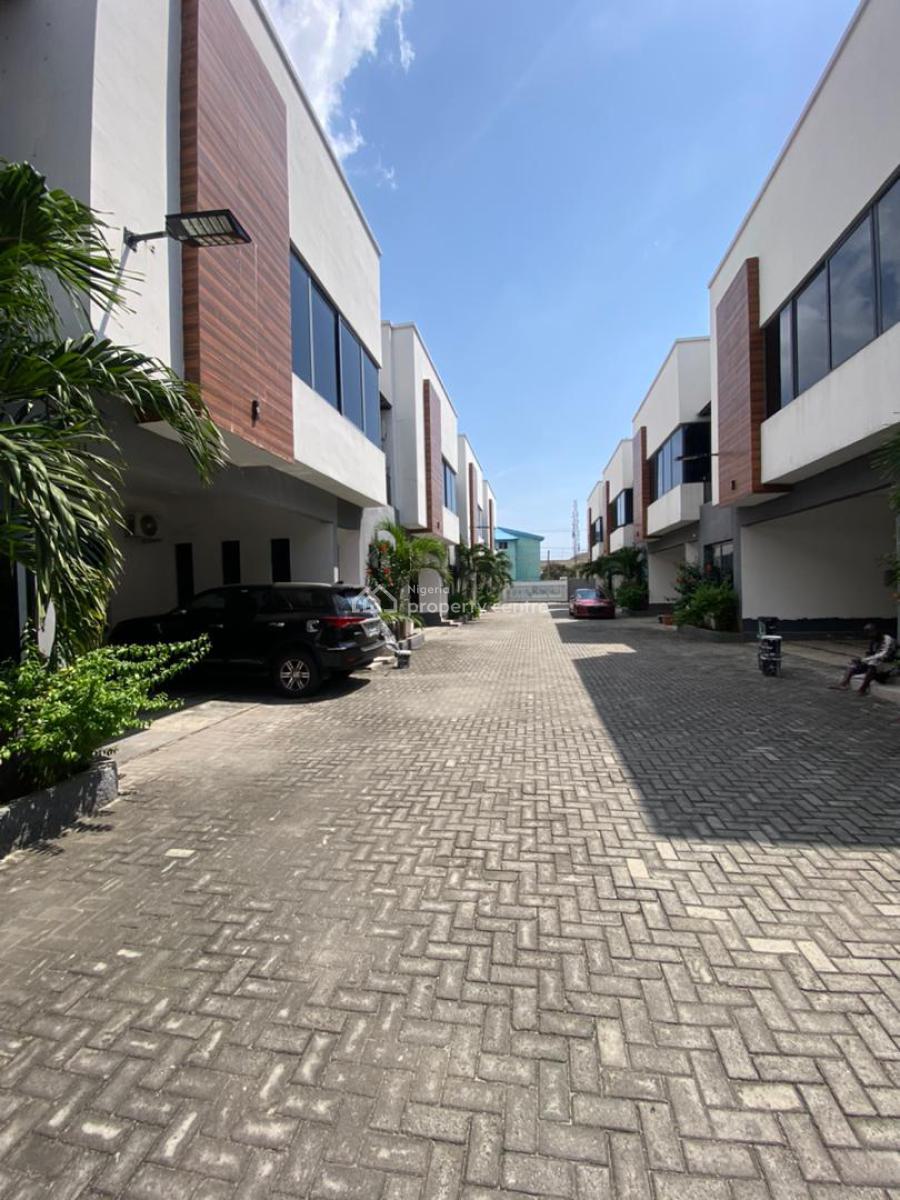 4 Bedroom Terrace Duplex with Bq, Agungi, Agungi, Lekki, Lagos, Terraced Duplex for Rent