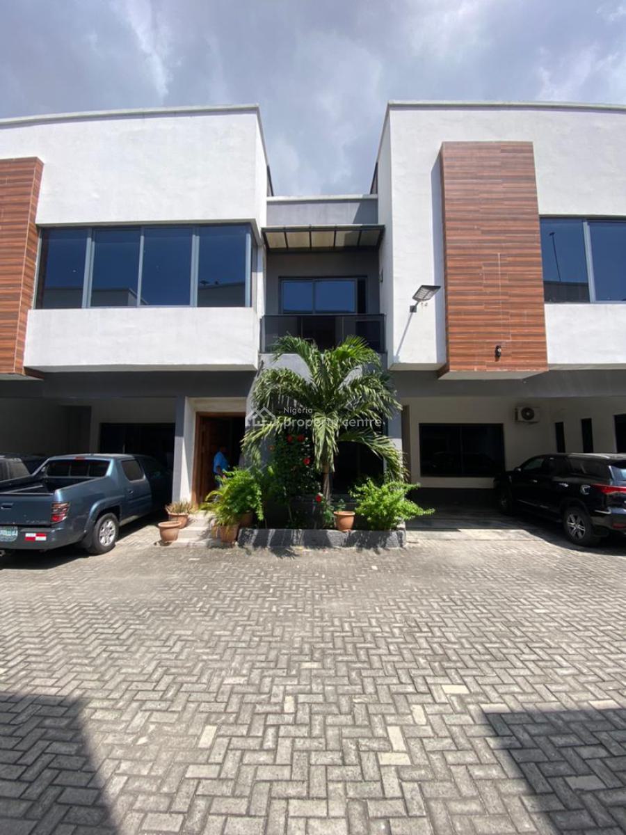 4 Bedroom Terrace Duplex with Bq, Agungi, Agungi, Lekki, Lagos, Terraced Duplex for Rent
