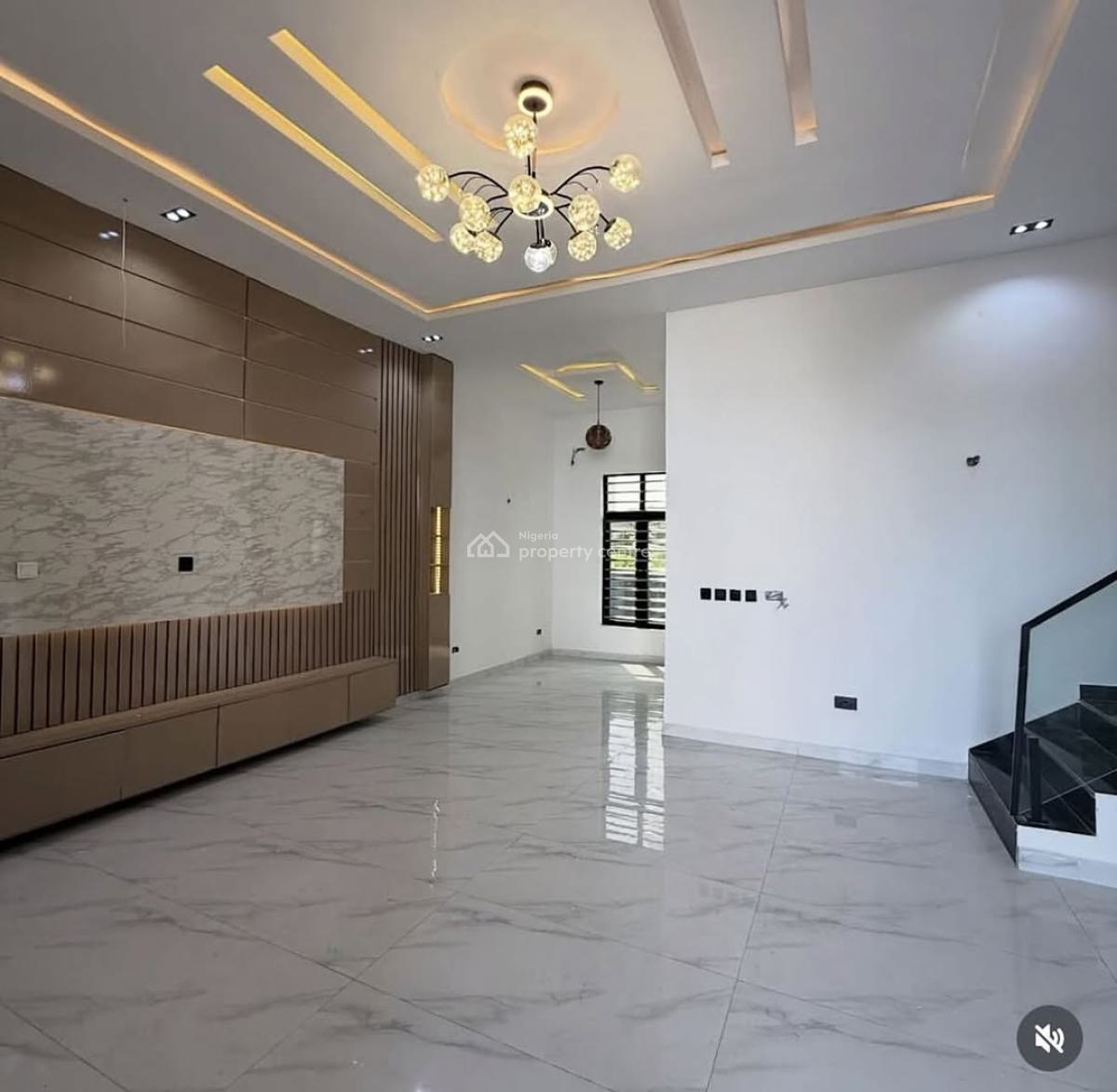 Newly Built 3 Bedroom Terrace, Ikota, Lekki, Lagos, Terraced Duplex for Sale