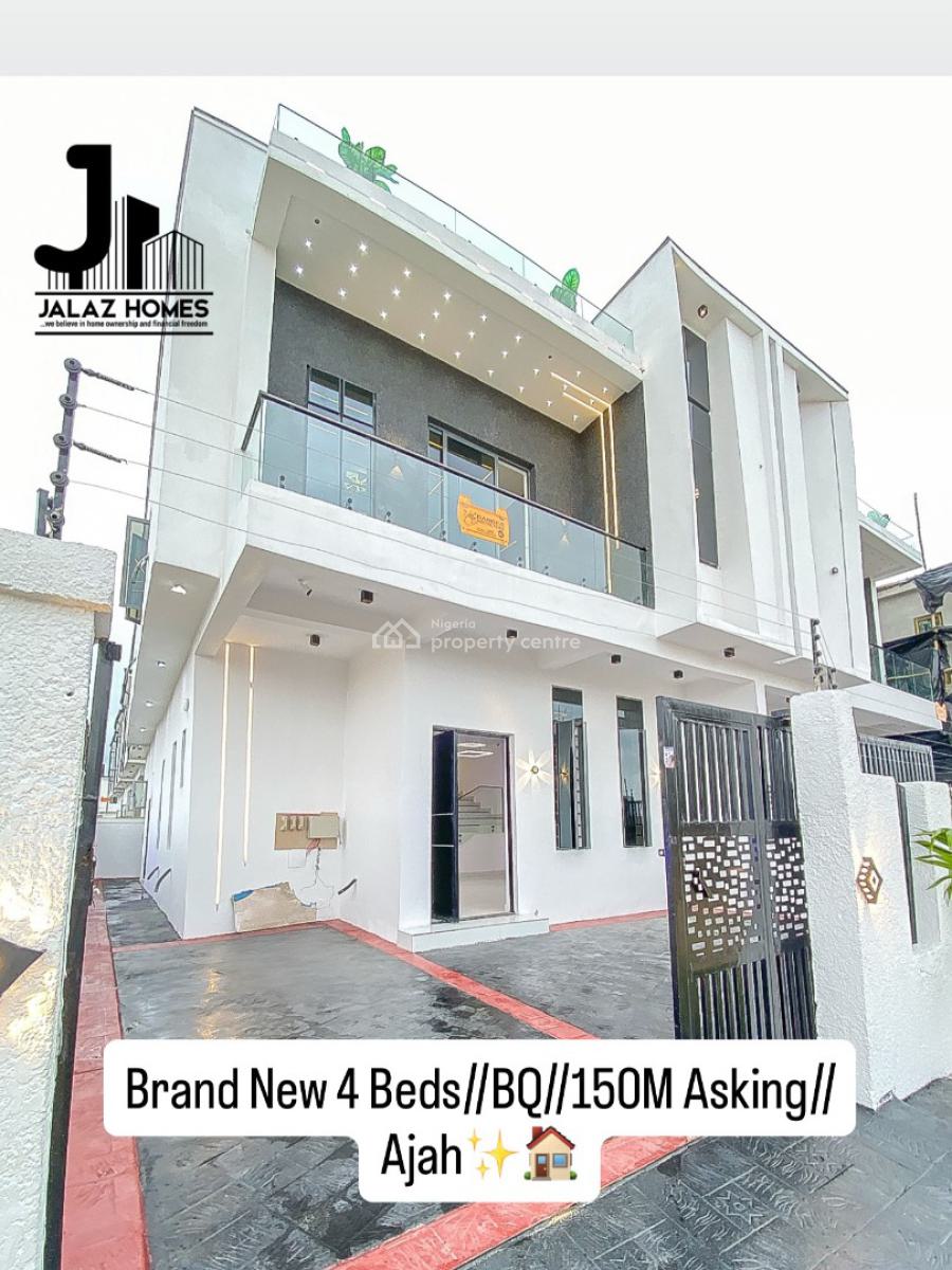 Brand New 4 Semi Bedroom Detached Home, Ajah, Lagos, House for Sale