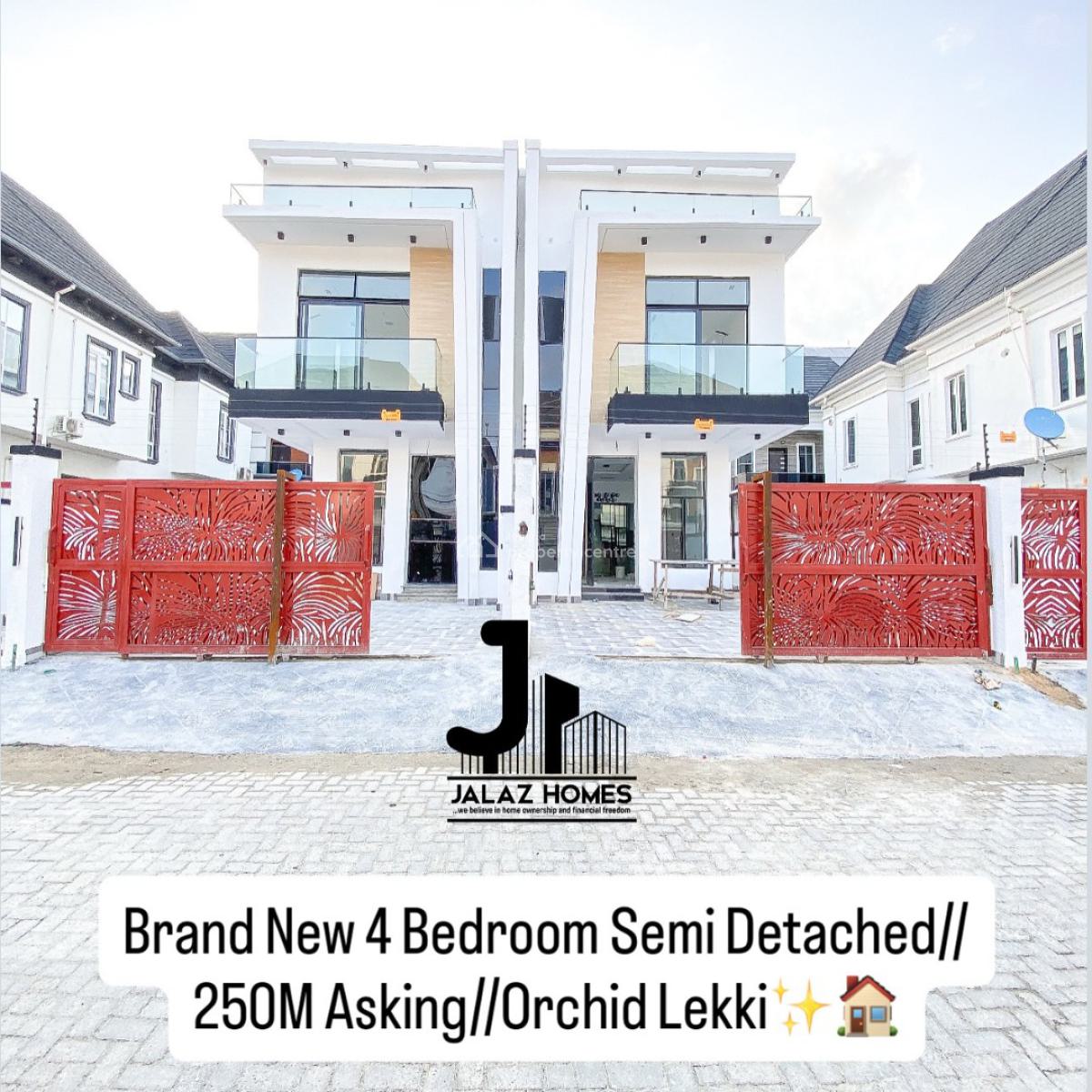 Brand New 4 Semi Bedroom Detached Home, Lekki, Lagos, House for Sale