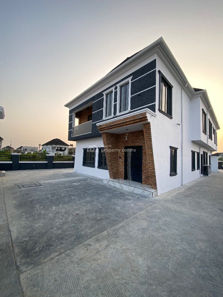 Newly Built 5bedroom Duplex Comes with a Room and  a Parlor Selfcon, Beechwood Estate, Ibeju Lekki, Lagos, Detached Duplex for Sale