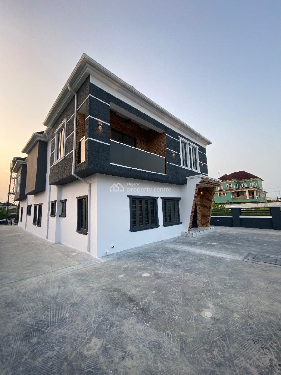 Newly Built 5bedroom Duplex Comes with a Room and  a Parlor Selfcon, Beechwood Estate, Ibeju Lekki, Lagos, Detached Duplex for Sale