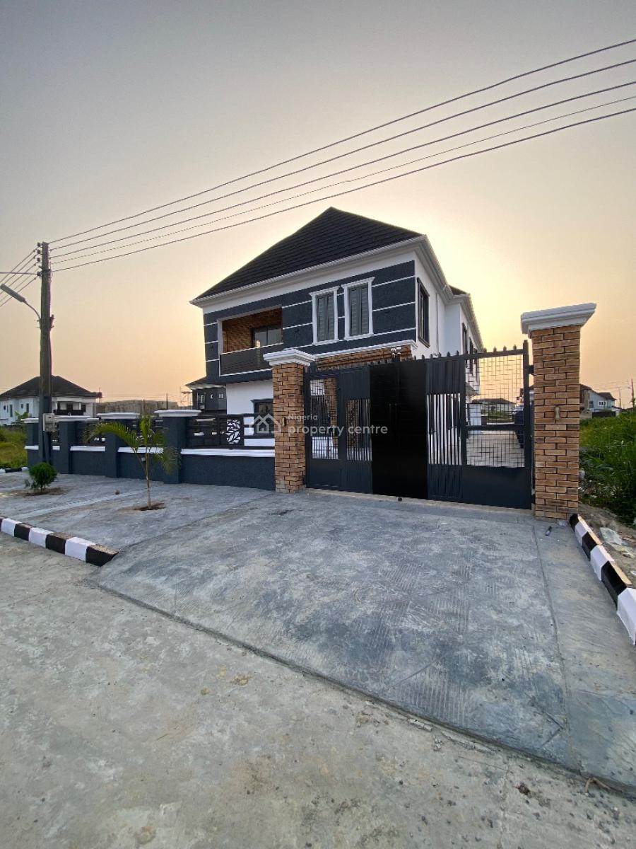 Newly Built 5bedroom Duplex Comes with a Room and  a Parlor Selfcon, Beechwood Estate, Ibeju Lekki, Lagos, Detached Duplex for Sale