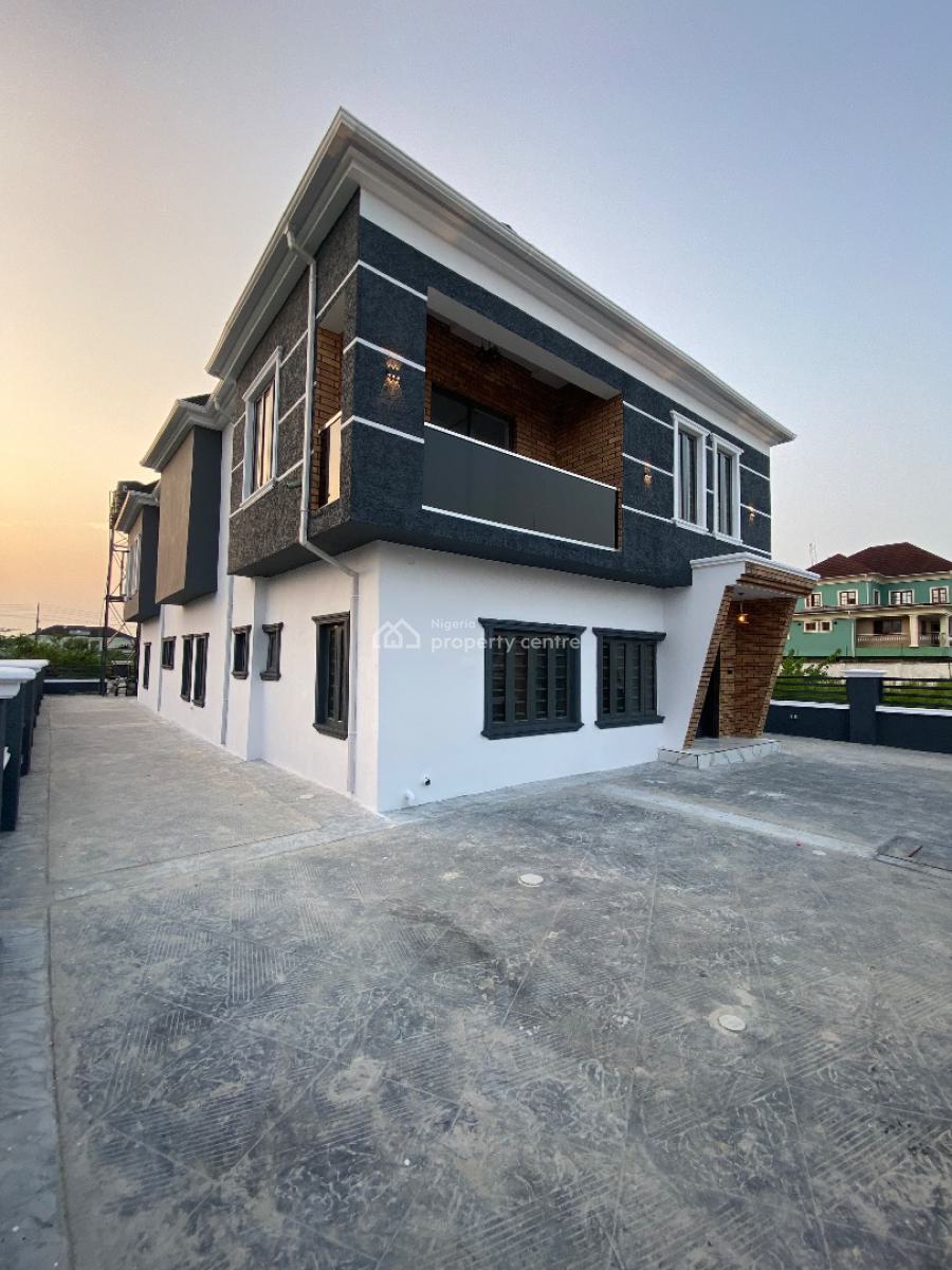 Newly Built 5bedroom Duplex Comes with a Room and  a Parlor Selfcon, Beechwood Estate, Ibeju Lekki, Lagos, Detached Duplex for Sale