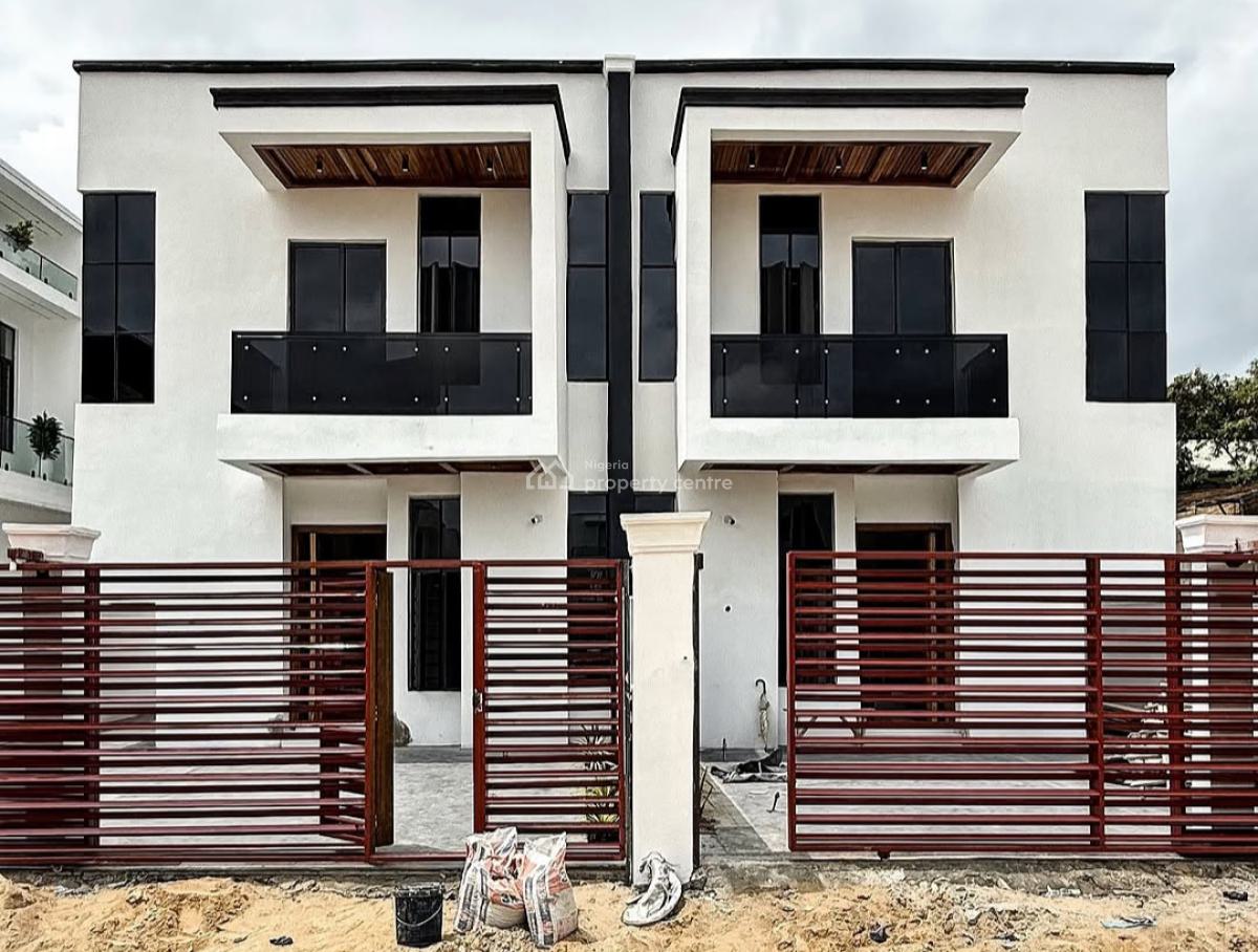 4 Bedroom Semidetached Duplex with Bq, Chevron, Lekki, Lagos, Semi-detached Duplex for Sale