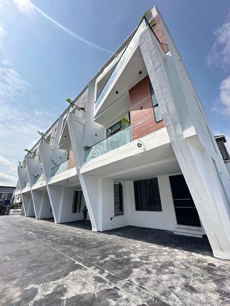 Exquisite Spacious Luxury 4 Bedroom Terrace Duplex with Bq, Ikate, Lekki, Lagos, Terraced Duplex for Sale