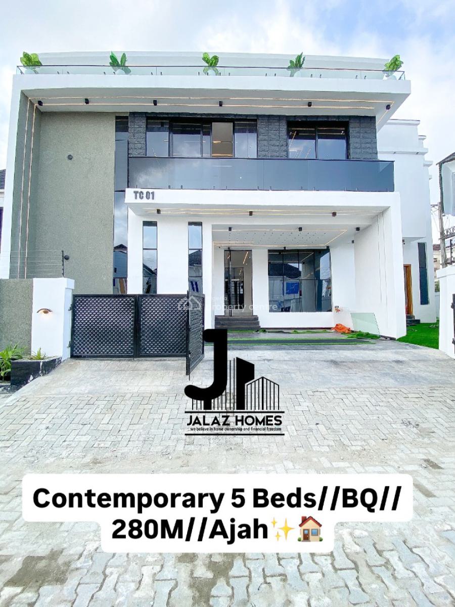 Contemporary 5 Bedroom Detached Duplex, Ajah, Lagos, House for Sale