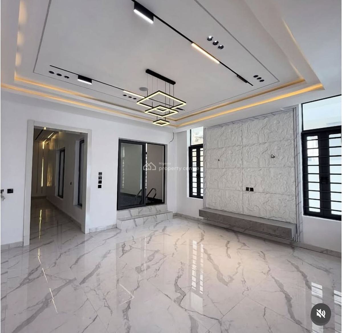 Spacious 5 Bedroom Detached Duplex with Pool/cinema, Chevron, Lekki, Lagos, Detached Duplex for Sale