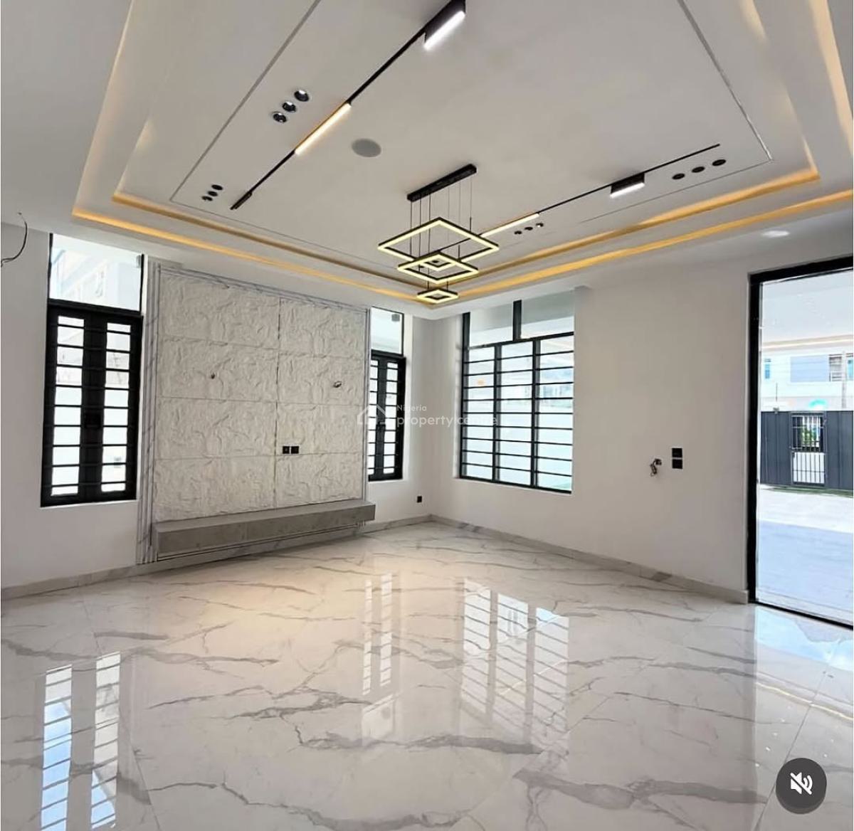 Spacious 5 Bedroom Detached Duplex with Pool/cinema, Chevron, Lekki, Lagos, Detached Duplex for Sale