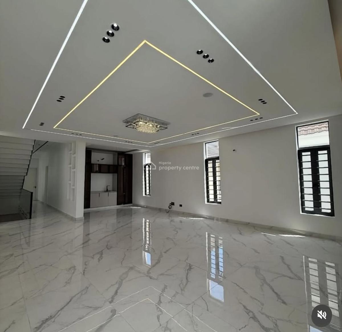 Spacious 5 Bedroom Detached Duplex with Pool/cinema, Chevron, Lekki, Lagos, Detached Duplex for Sale