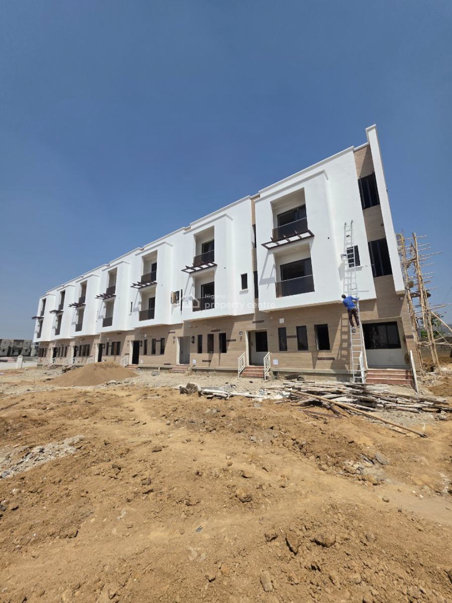 Massive 4 Bedroom Terrace Duplex with Bq, Jahi, Abuja, Terraced Duplex for Sale