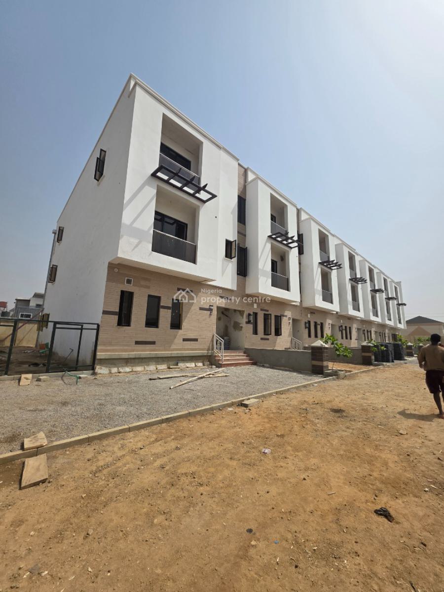 Massive 4 Bedroom Terrace Duplex with Bq, Jahi, Abuja, Terraced Duplex for Sale