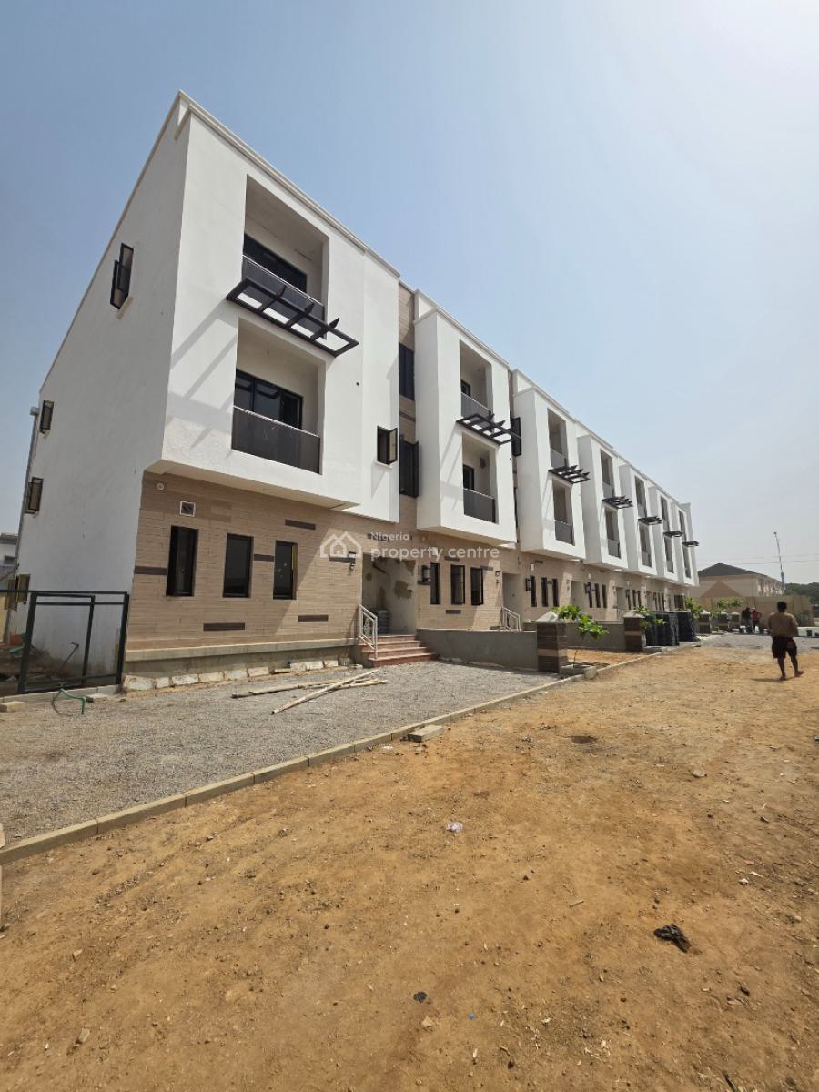 Massive 4 Bedroom Terrace Duplex with Bq, Jahi, Abuja, Terraced Duplex for Sale