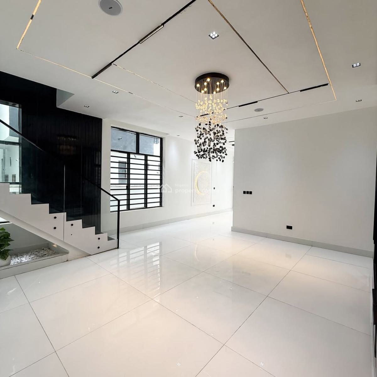 Spacious 5 Bedroom Detached Duplex with Pool/bq, Chevron, Lekki, Lagos, Detached Duplex for Sale