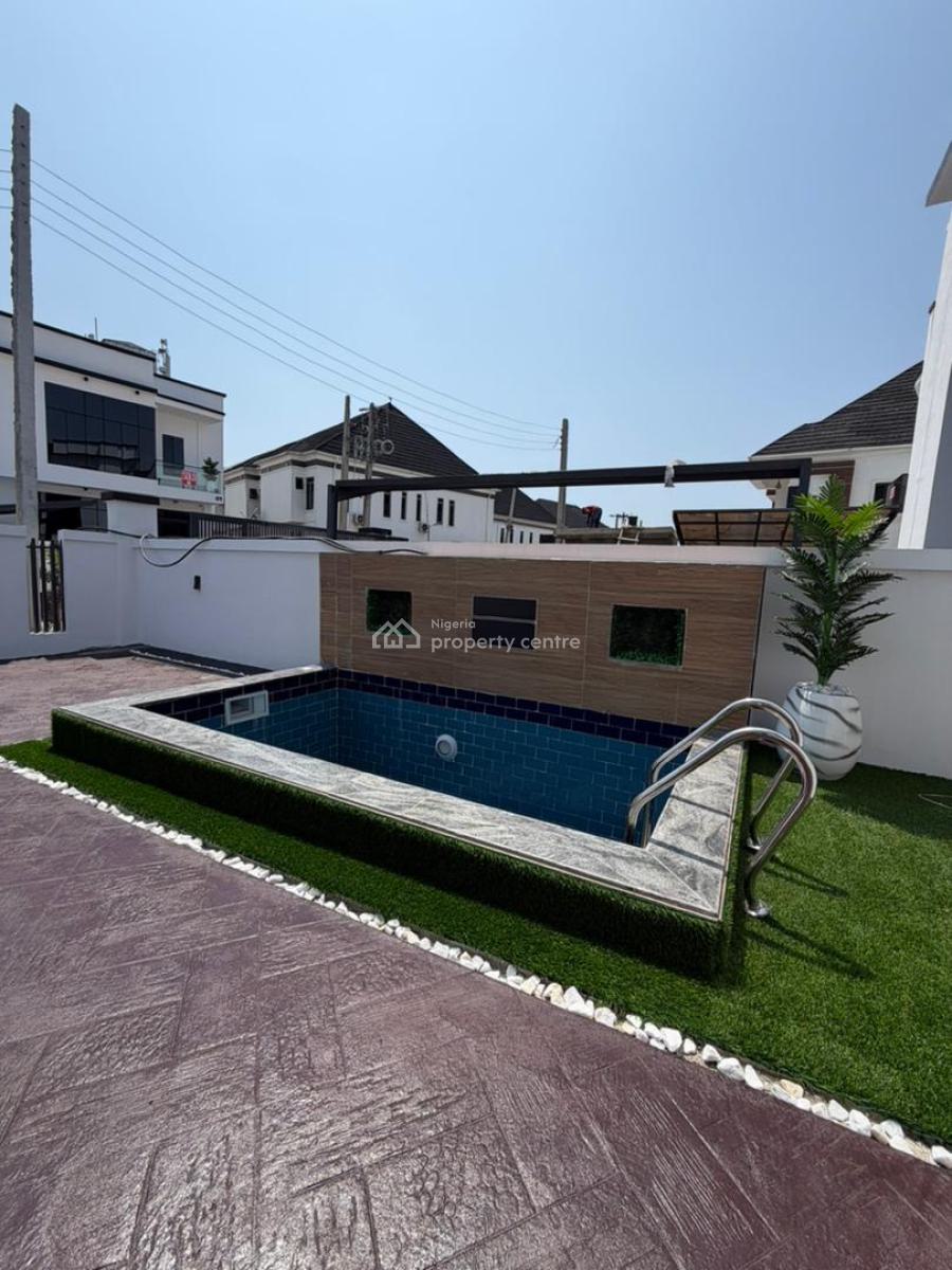 Magnificent 5 Bedroom Detached Duplex with Pool & Bq in Serene Estate, Orchid Road, Lekki, Lagos, Detached Duplex for Sale